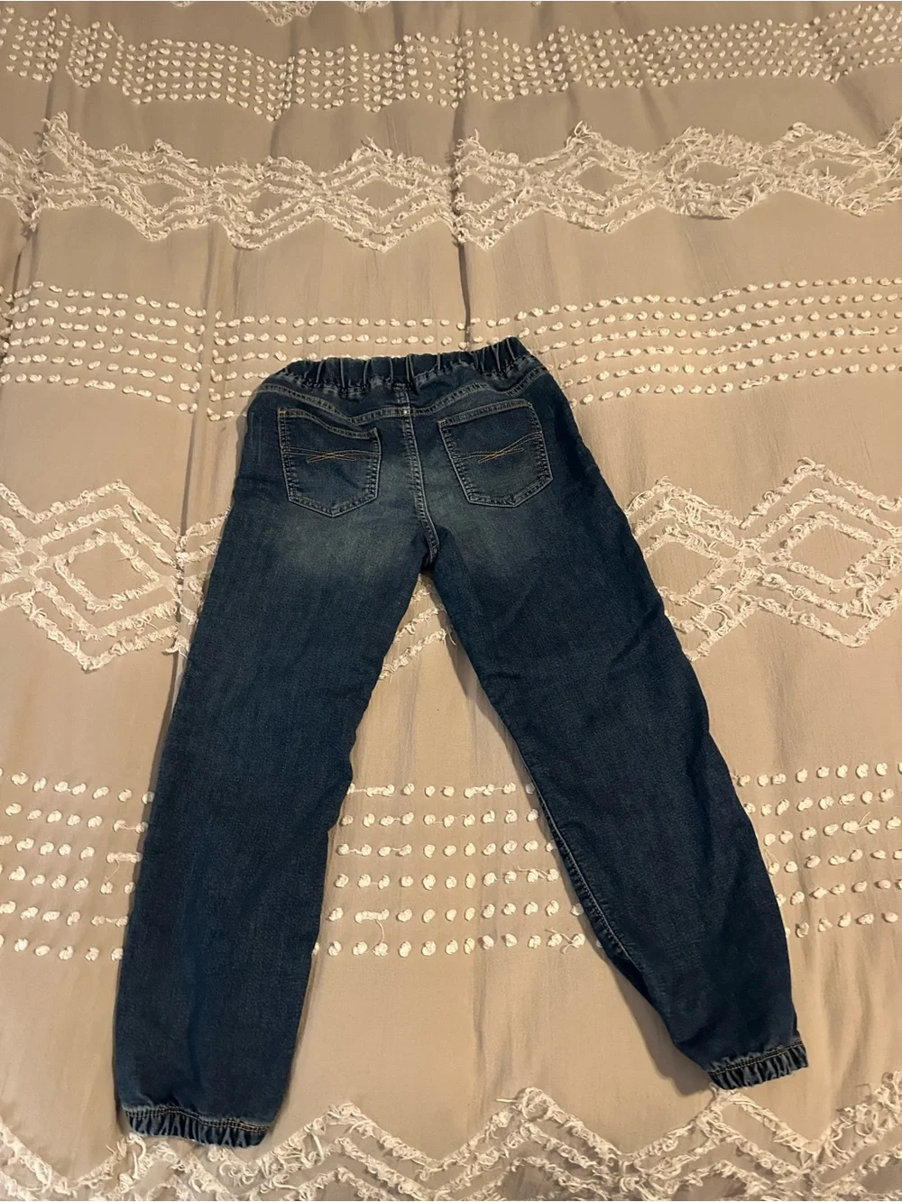 GapKids Jeans XL Regular Girls Boys Denim Blue Elastic Waist Size 14/16